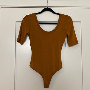Free People Bronze Body Suit